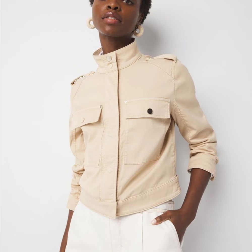 Chico's Beige Utility Jacket